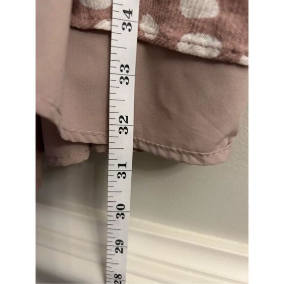 Pink Lily Polka Dot Romper Size S Taupe GUC - Picture 12 of 12